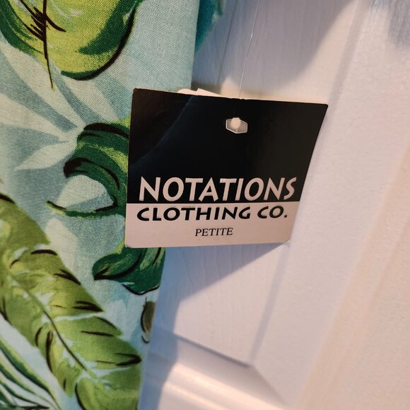 NWT Notations Petite Dress Sz L Button down Front - Picture 6 of 10